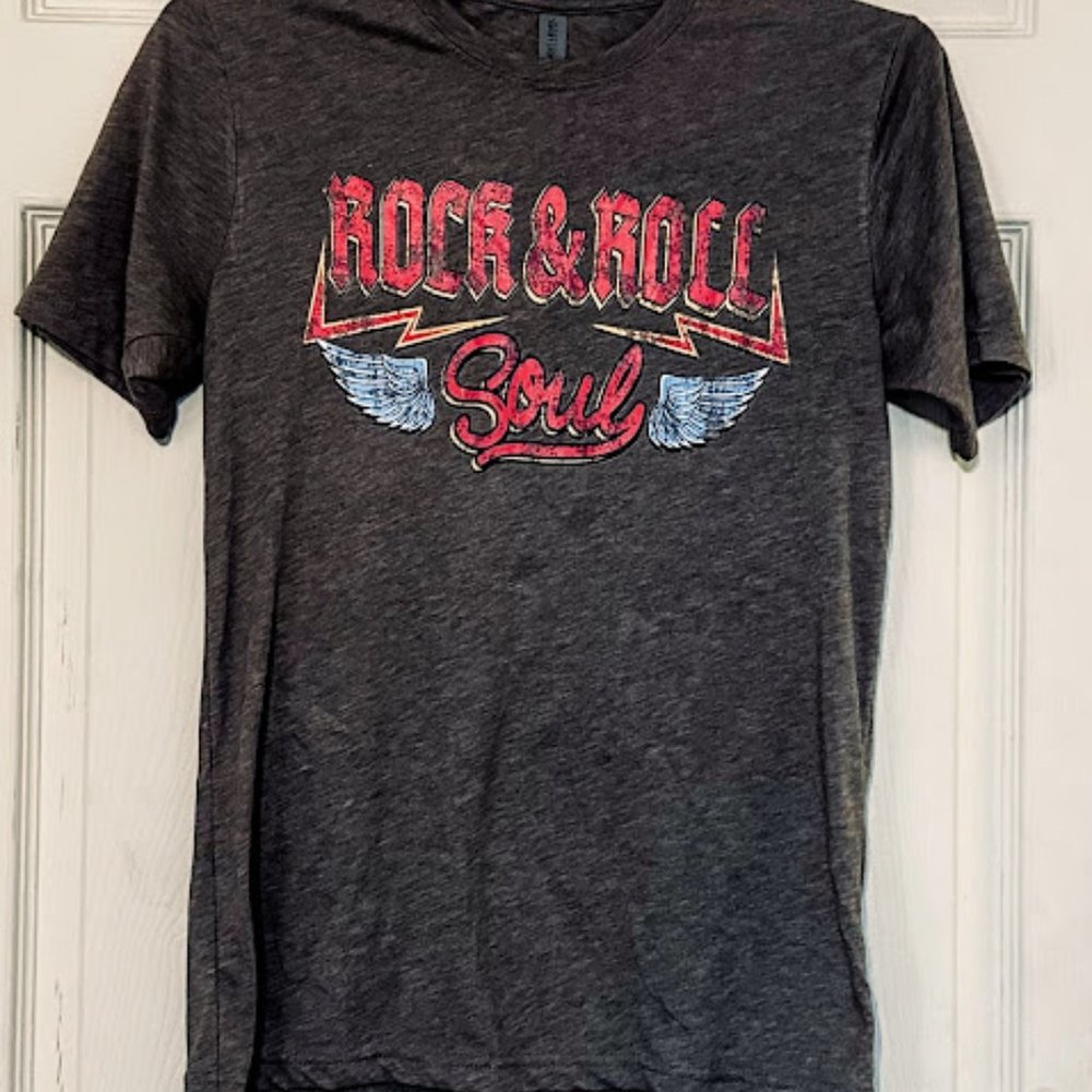 Next Level Apparel Rock And Roll T-Shirt